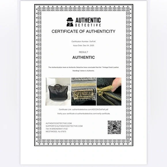 Fendi FF Monogram Roma S.A.S Bag with COA! - Picture 6 of 17